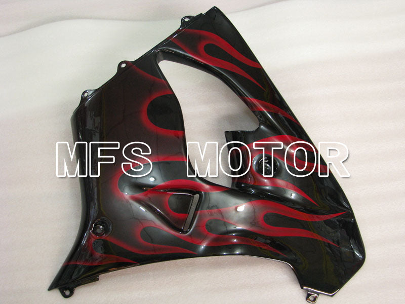 Kawasaki NINJA ZX9R 2000-2001 ABS Fairing - Flame - Black Red - MFS3830