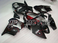 Kawasaki NINJA ZX9R 2000-2001 ABS Fairing - Flame - Black Red - MFS3830