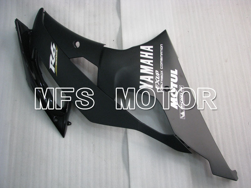 Yamaha YZF-R6 2008-2016 Injection ABS Verkleidung - Factory Style - Matt Schwarz - MFS3831