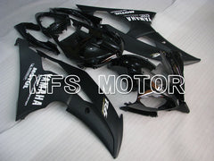 Yamaha YZF-R6 2008-2016 Injection ABS Verkleidung - Factory Style - Matt Schwarz - MFS3831
