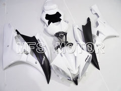 Yamaha YZF-R6 2006-2007 Injection ABS verkleidung - Factory Style - Weiß Schwarz Matt - MFS3832