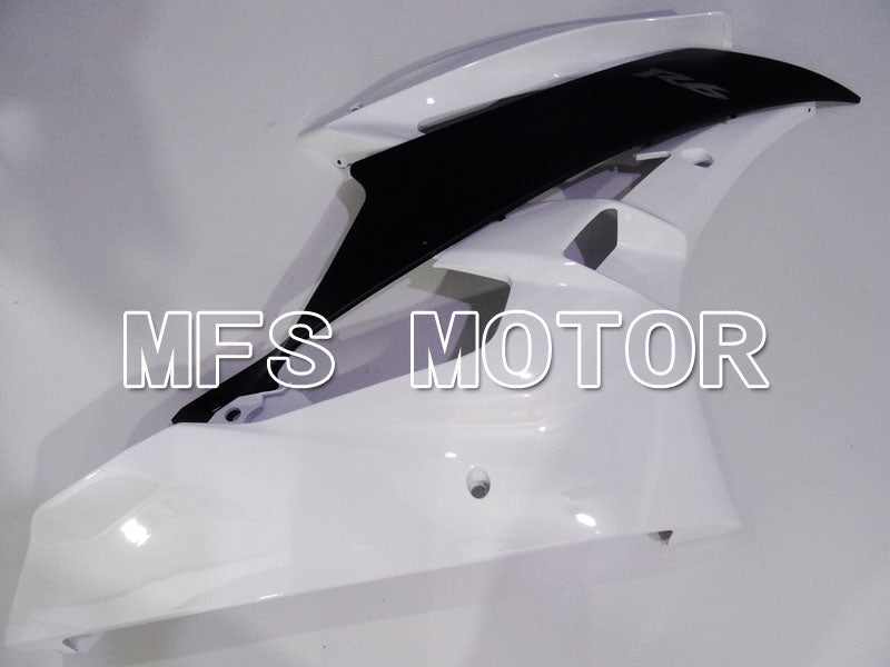 Yamaha YZF-R6 2006-2007 Injection ABS verkleidung - Factory Style - Weiß Schwarz Matt - MFS3832