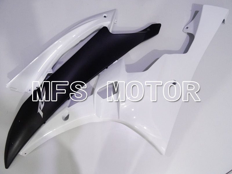 Yamaha YZF-R6 2006-2007 Injection ABS verkleidung - Factory Style - Weiß Schwarz Matt - MFS3832