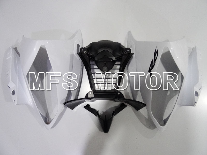 Yamaha YZF-R6 2006-2007 Injection ABS verkleidung - Factory Style - Weiß Schwarz Matt - MFS3832