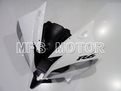 Yamaha YZF-R6 2006-2007 Injection ABS verkleidung - Factory Style - Weiß Schwarz Matt - MFS3832