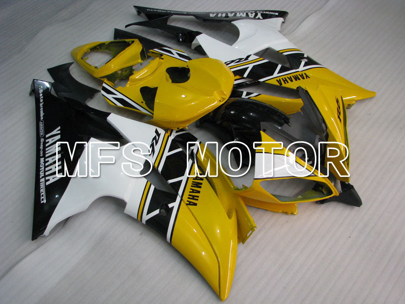 Yamaha YZF-R6 2008-2016 Injection ABS verkleidung - Factory Style - Weiß Gelb - MFS3833
