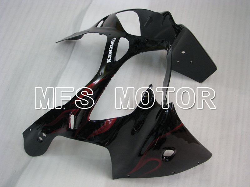 Kawasaki NINJA ZX9R 2000-2001 ABS Fairing - Flame - Black Red - MFS3834