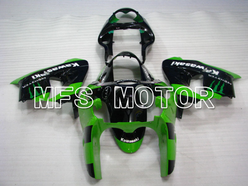 Carénage ABS Kawasaki NINJA ZX9R 2000-2001 - Monster - Noir Vert - MFS3835