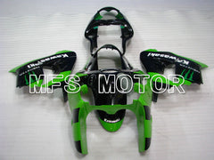 Carénage ABS Kawasaki NINJA ZX9R 2000-2001 - Monster - Noir Vert - MFS3835