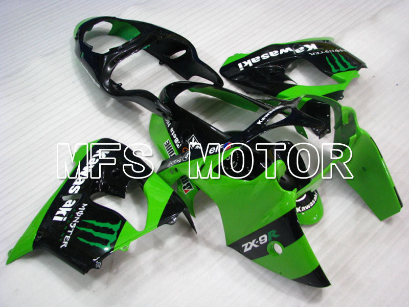 Carénage ABS Kawasaki NINJA ZX9R 2000-2001 - Monster - Noir Vert - MFS3835