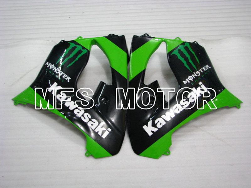 Carénage ABS Kawasaki NINJA ZX9R 2000-2001 - Monster - Noir Vert - MFS3835