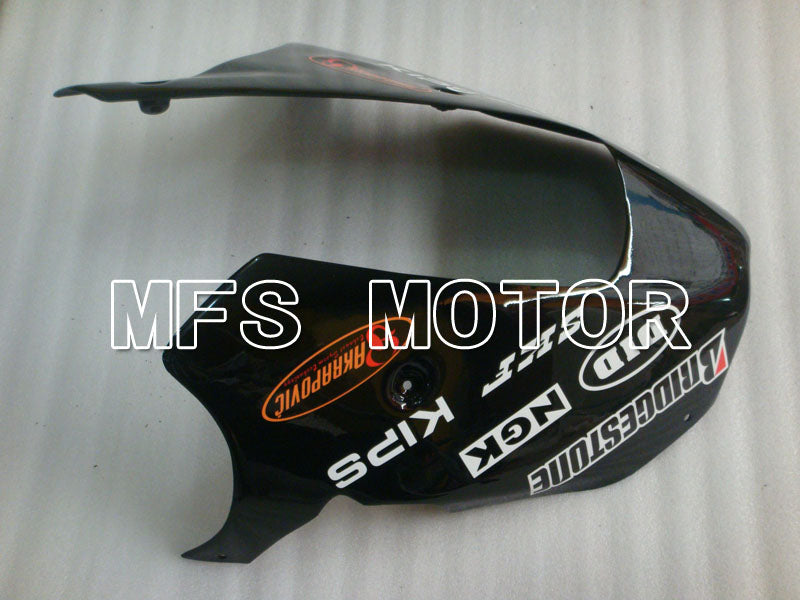 Kawasaki NINJA ZX9R 2000-2001 ABS-Verkleidung - Factory Style - Schwarz Grün - MFS3838