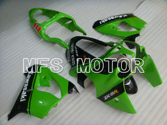 Kawasaki NINJA ZX9R 2000-2001 ABS-Verkleidung - Factory Style - Schwarz Grün - MFS3838