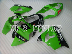 Kawasaki NINJA ZX9R 2000-2001 ABS-Verkleidung - Factory Style - Schwarz Grün - MFS3838