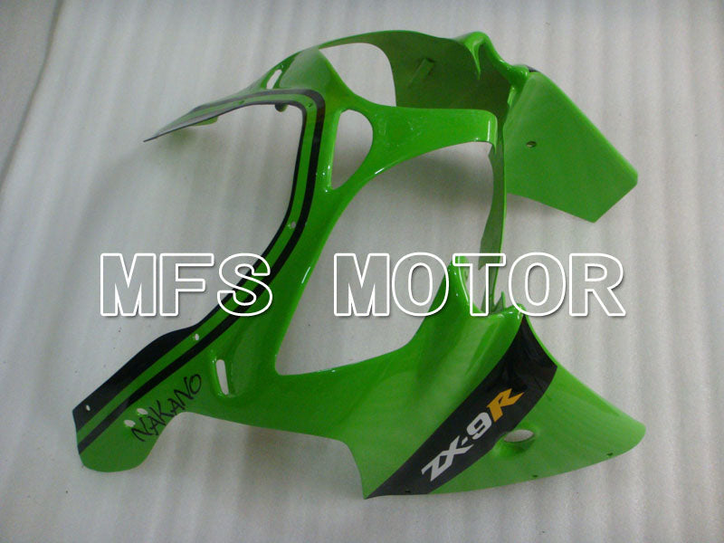 Kawasaki NINJA ZX9R 2000-2001 ABS-Verkleidung - Factory Style - Schwarz Grün - MFS3838