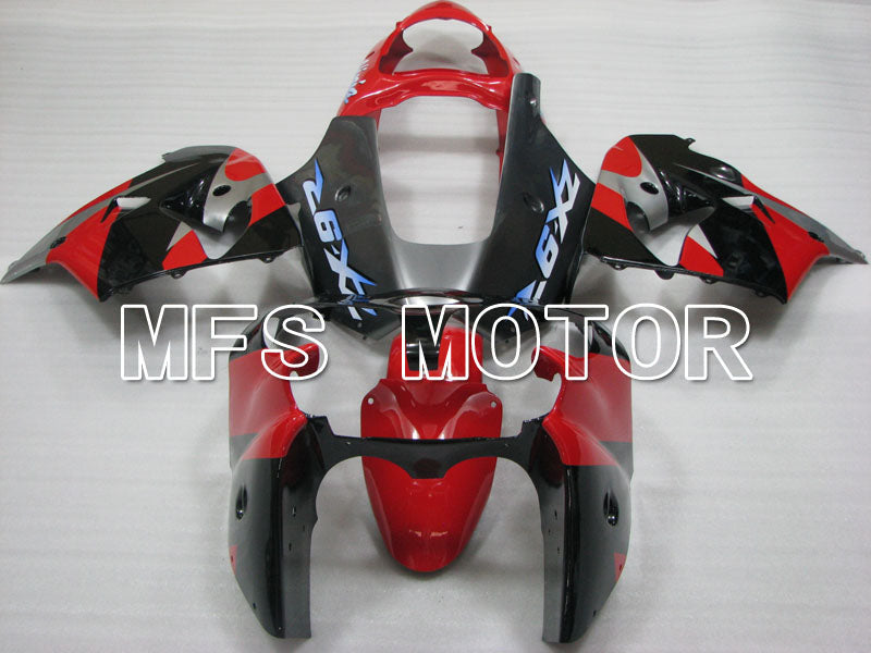 Kawasaki NINJA ZX9R 2000-2001 ABS Fairing - Factory Style - Black Silver Red - MFS3840