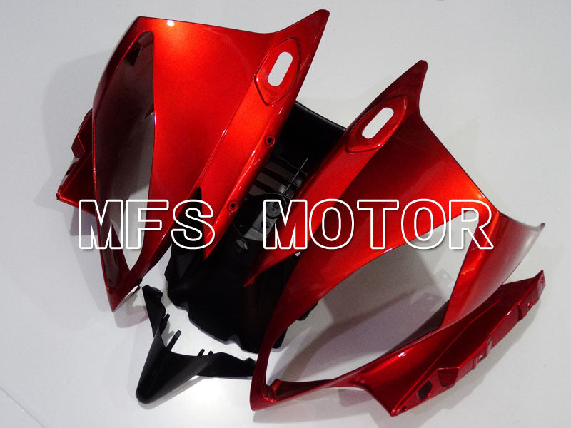 Yamaha YZF-R6 2006-2007 Injection ABS Verkleidung - Factory Style - Weinrot Schwarz Matt - MFS3843