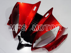 Yamaha YZF-R6 2006-2007 Injection ABS Verkleidung - Factory Style - Weinrot Schwarz Matt - MFS3843