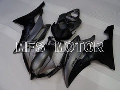 Yamaha YZF-R6 2008-2016 Injection ABS Verkleidung - Factory Style - Matt Schwarz Grau - MFS3844