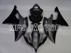 Yamaha YZF-R6 2008-2016 Injection ABS Verkleidung - Factory Style - Matt Schwarz Grau - MFS3844