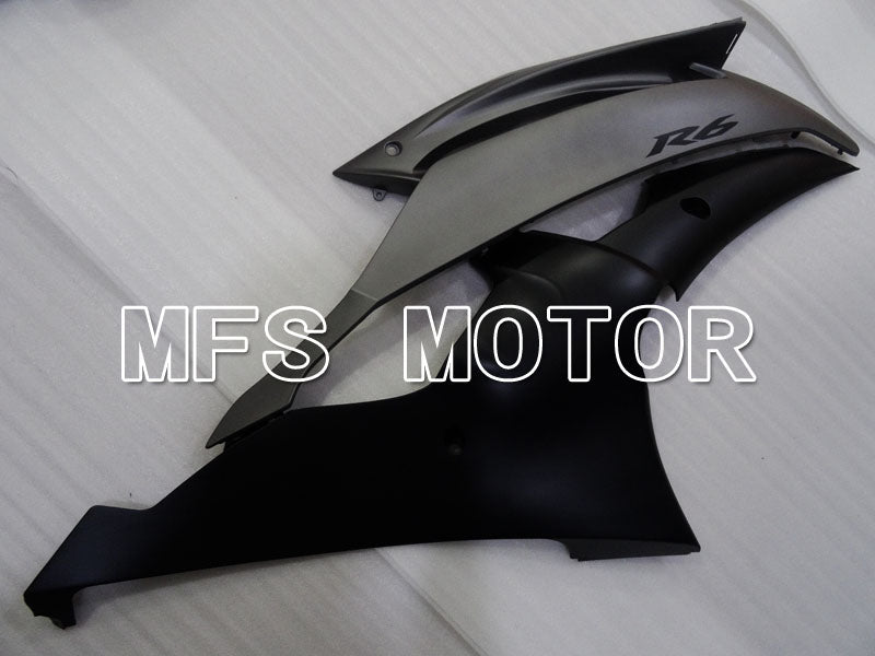 Yamaha YZF-R6 2008-2016 Injection ABS Verkleidung - Factory Style - Matt Schwarz Grau - MFS3844