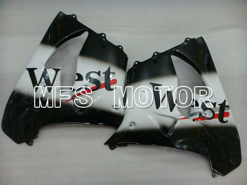Carénage ABS Kawasaki NINJA ZX9R 2000-2001 - Ouest - Noir Blanc - MFS3845