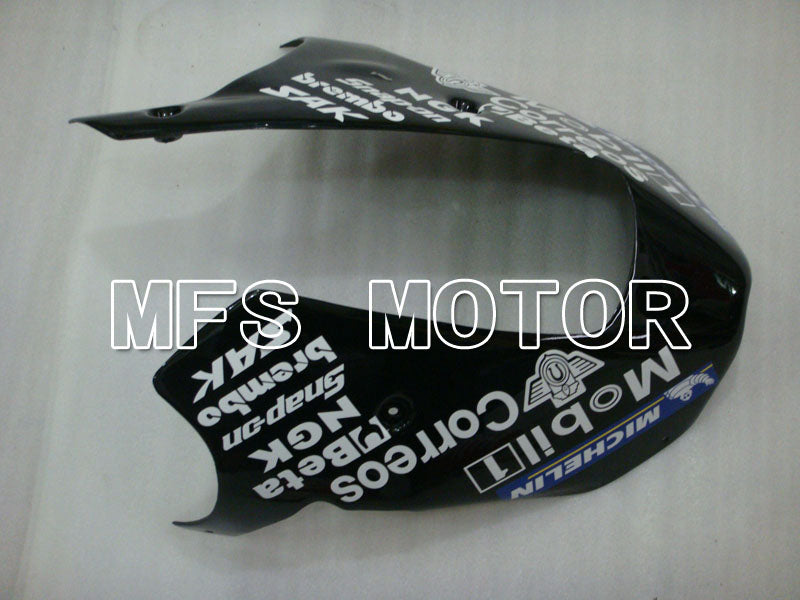 Carénage ABS Kawasaki NINJA ZX9R 2000-2001 - Ouest - Noir Blanc - MFS3845