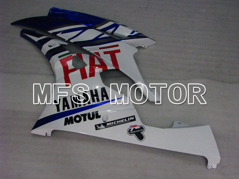 Yamaha YZF-R6 2006-2007 Injection ABS verkleidung - FIAT - Blau Weiß - MFS3846