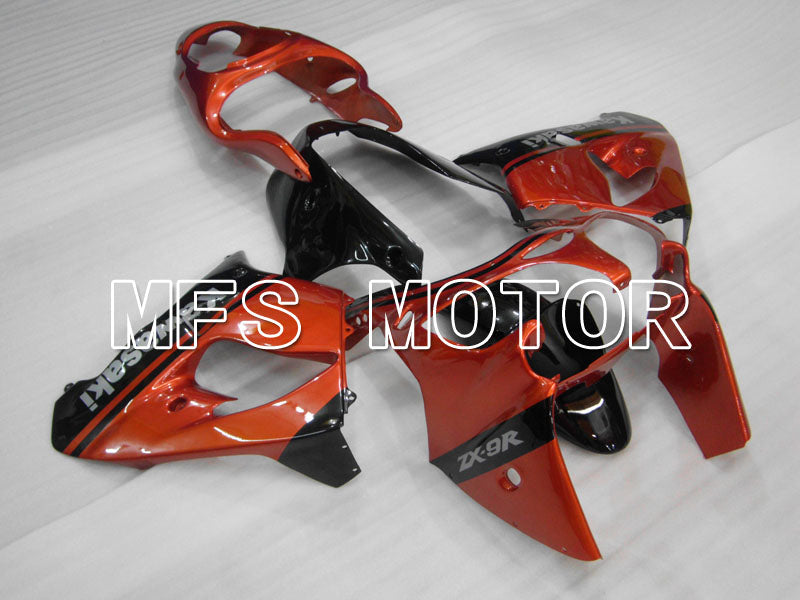 Carénage ABS Kawasaki NINJA ZX9R 2000-2001 - Style Factory - Noir Orange - MFS3852