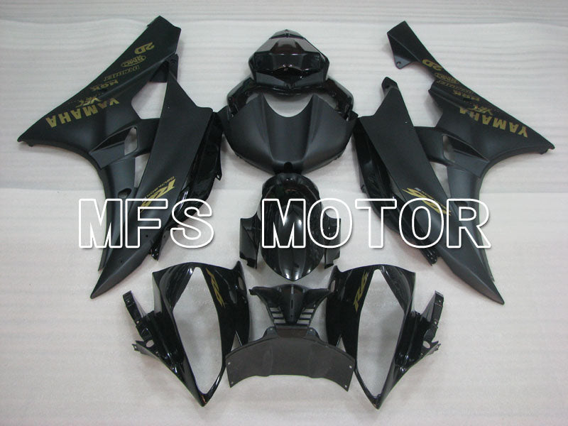 Yamaha YZF-R6 2006-2007 Injection ABS verkleidung - Factory Style - Schwarz matt - MFS3872
