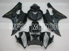 Yamaha YZF-R6 2006-2007 Injection ABS verkleidung - Factory Style - Schwarz matt - MFS3872