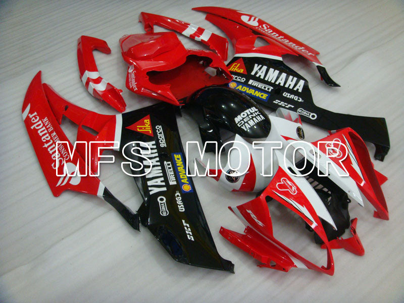 Yamaha YZF-R6 2006-2007 Injection ABS verkleidung - Santander - Rot Schwarz - MFS3881