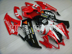 Yamaha YZF-R6 2006-2007 Injection ABS verkleidung - Santander - Rot Schwarz - MFS3881