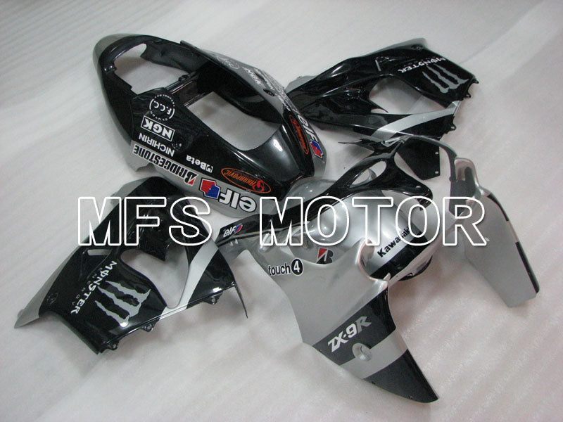 Kawasaki NINJA ZX9R 2002-2003 ABS Fairing - Factory Style - Black Silver - MFS3882