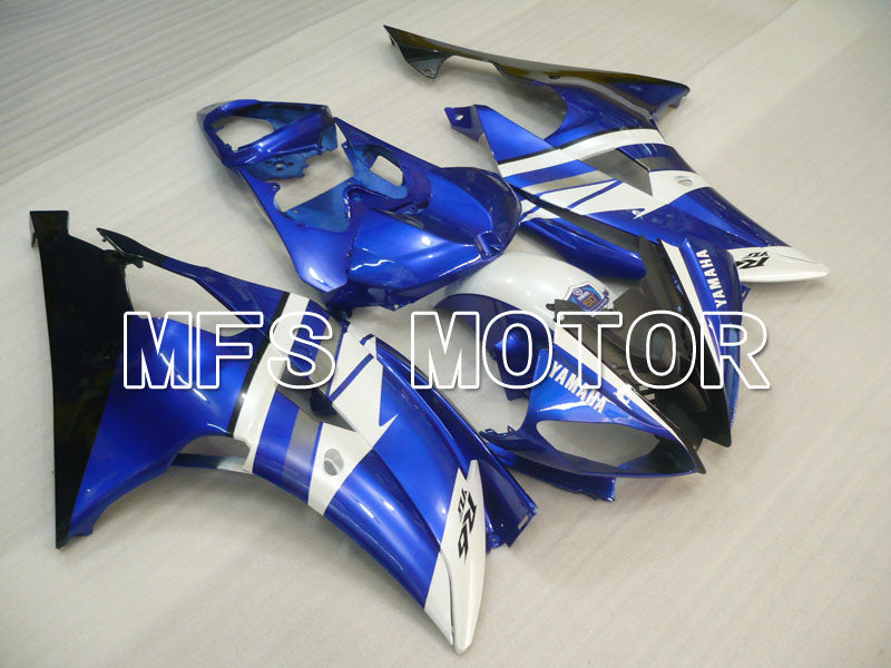 Yamaha YZF-R6 2008-2016 Injection ABS verkleidung - Factory Style - Blau Weiß - MFS3883