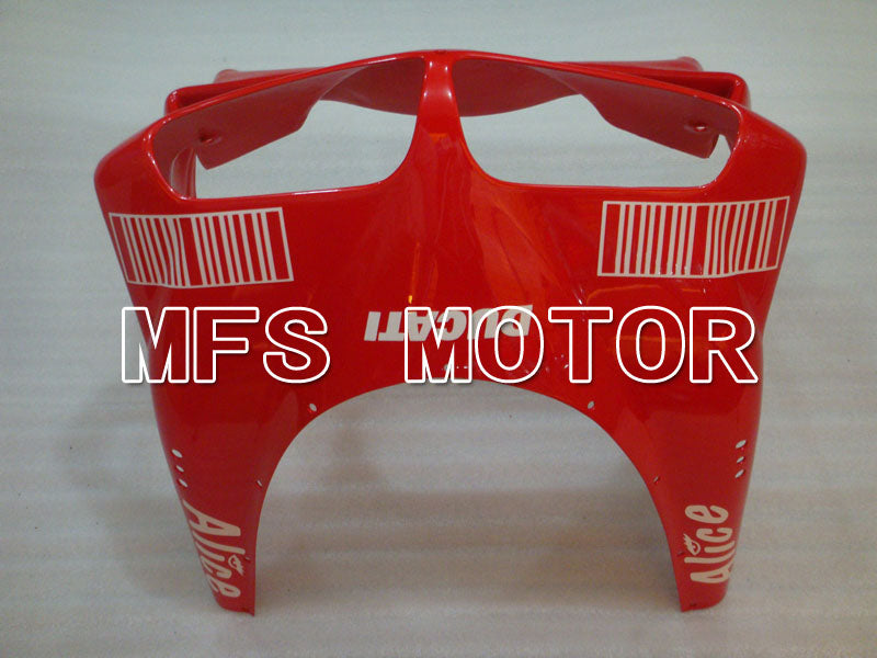Ducati 748 / 998 / 996 1994-2002 Injection ABS verkleidung - Alice - Schwarz Rot - MFS3885
