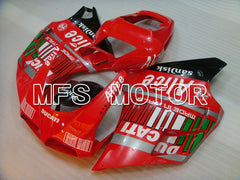 Ducati 748 / 998 / 996 1994-2002 Injection ABS verkleidung - Alice - Schwarz Rot - MFS3885