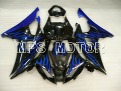 Yamaha YZF-R6 2008-2016 Injection ABS Fairing - Flame - Blue Black - MFS3886