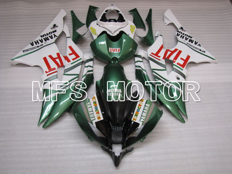 Yamaha YZF-R6 2008-2016 Injection ABS verkleidung - FIAT - Armeegrün Weiß - MFS3887