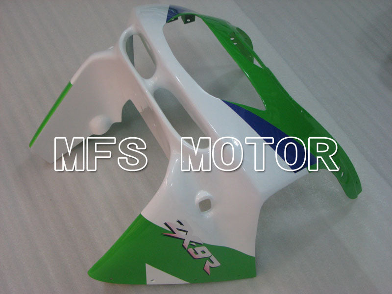 Kawasaki NINJA ZX9R 1994-1997 ABS-Verkleidung - Factory Style - Blau Grün Weiß - MFS3892