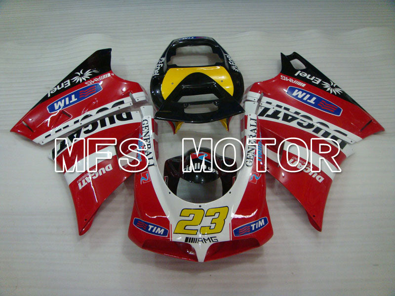 Ducati 748 / 998 / 996 1994-2002 Injection ABS verkleidung - anderen - Schwarz Rot - MFS3894