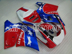 Ducati 748 / 998 / 996 1994-2002 Injection ABS verkleidung - Factory Style - Blau Rot - MFS3898
