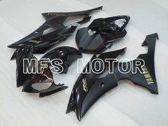 Yamaha YZF-R6 2008-2016 Injection ABS verkleidung - Factory Style - Matt Schwarz - MFS3907
