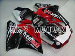 Ducati 748 / 998 / 996 1994-2002 Injection ABS verkleidung - Monstermob - Schwarz Rotweinfarbe - MFS3920