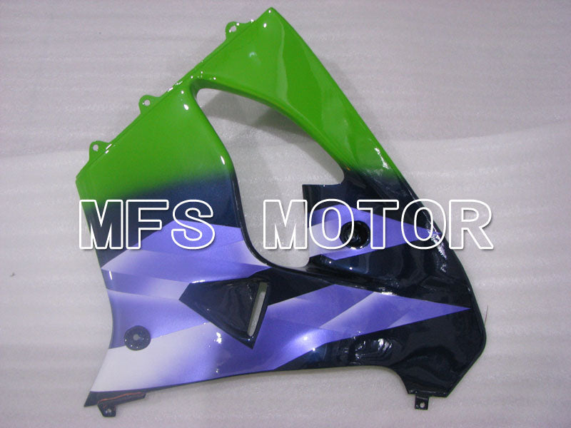 Kawasaki NINJA ZX9R 1998-1999 ABS-Verkleidung - Factory Style - Lila Grün Schwarz - MFS3926