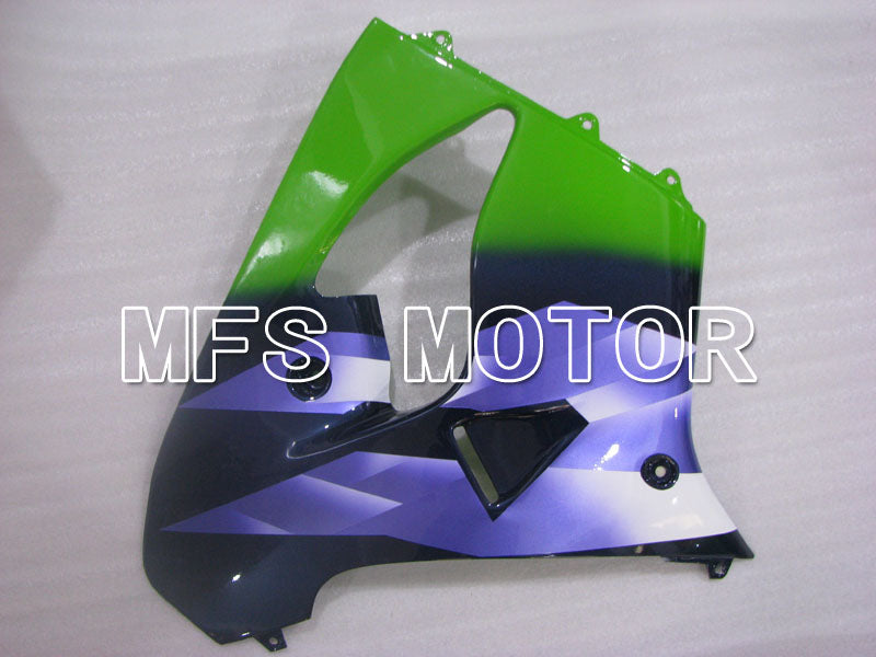 Kawasaki NINJA ZX9R 1998-1999 ABS-Verkleidung - Factory Style - Lila Grün Schwarz - MFS3926