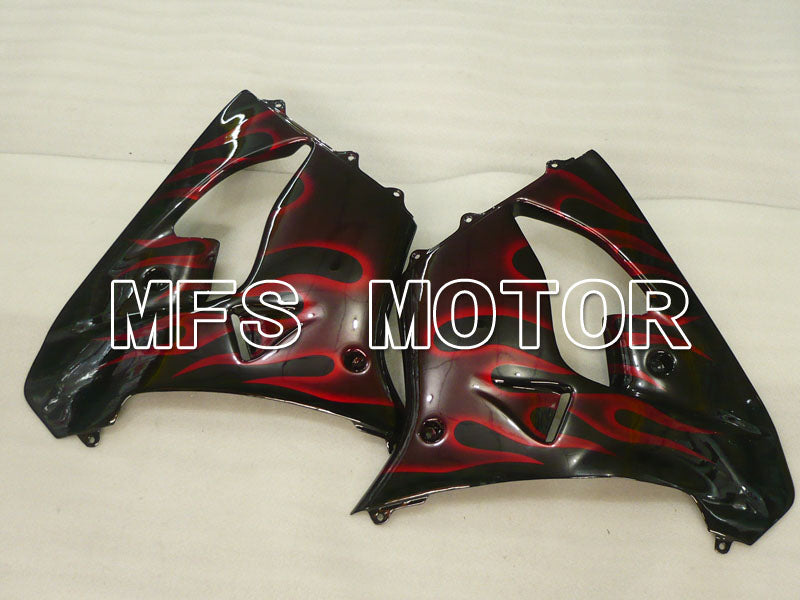 Kawasaki NINJA ZX9R 1998-1999 ABS Fairing - Flame - Red Black - MFS3932