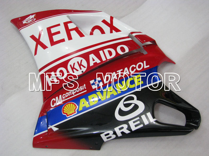 Ducati 748 / 998 / 996 1994-2002 Injection ABS verkleidung - Xerox - Rot Weiß - MFS3939
