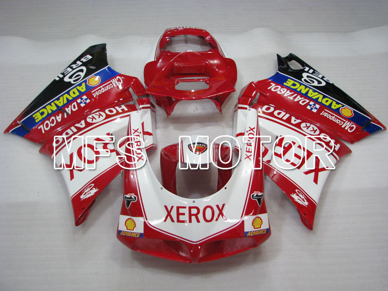 Ducati 748 / 998 / 996 1994-2002 Injection ABS verkleidung - Xerox - Rot Weiß - MFS3939