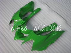 Kawasaki NINJA ZX10R 2004-2005 Injection ABS Fairing - Factory Style - Black Green - MFS3942